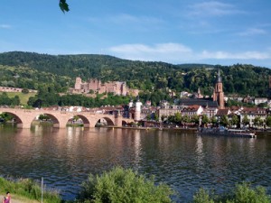 Heidelberg mit Schloss und Altstadt