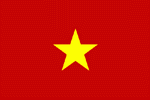 Flagge vietnam Südostasien