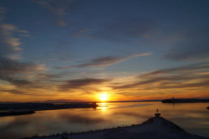 Sonnenaufgang in Höfn