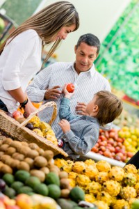 Obst und Gemüse aus dem Supermarkt