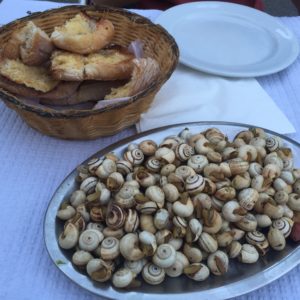 Schnecken essen in Lissabon