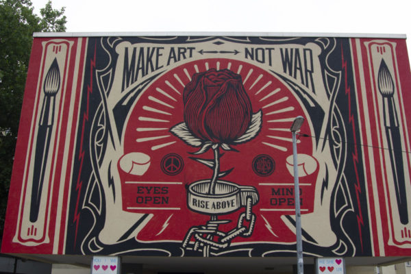 make art not war
