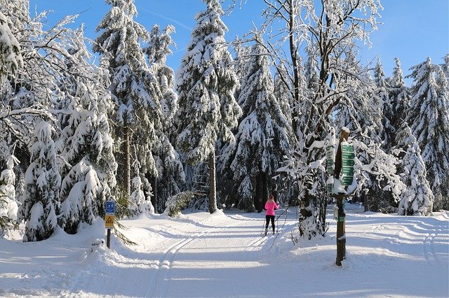 Skifahren im Thüringer Wald